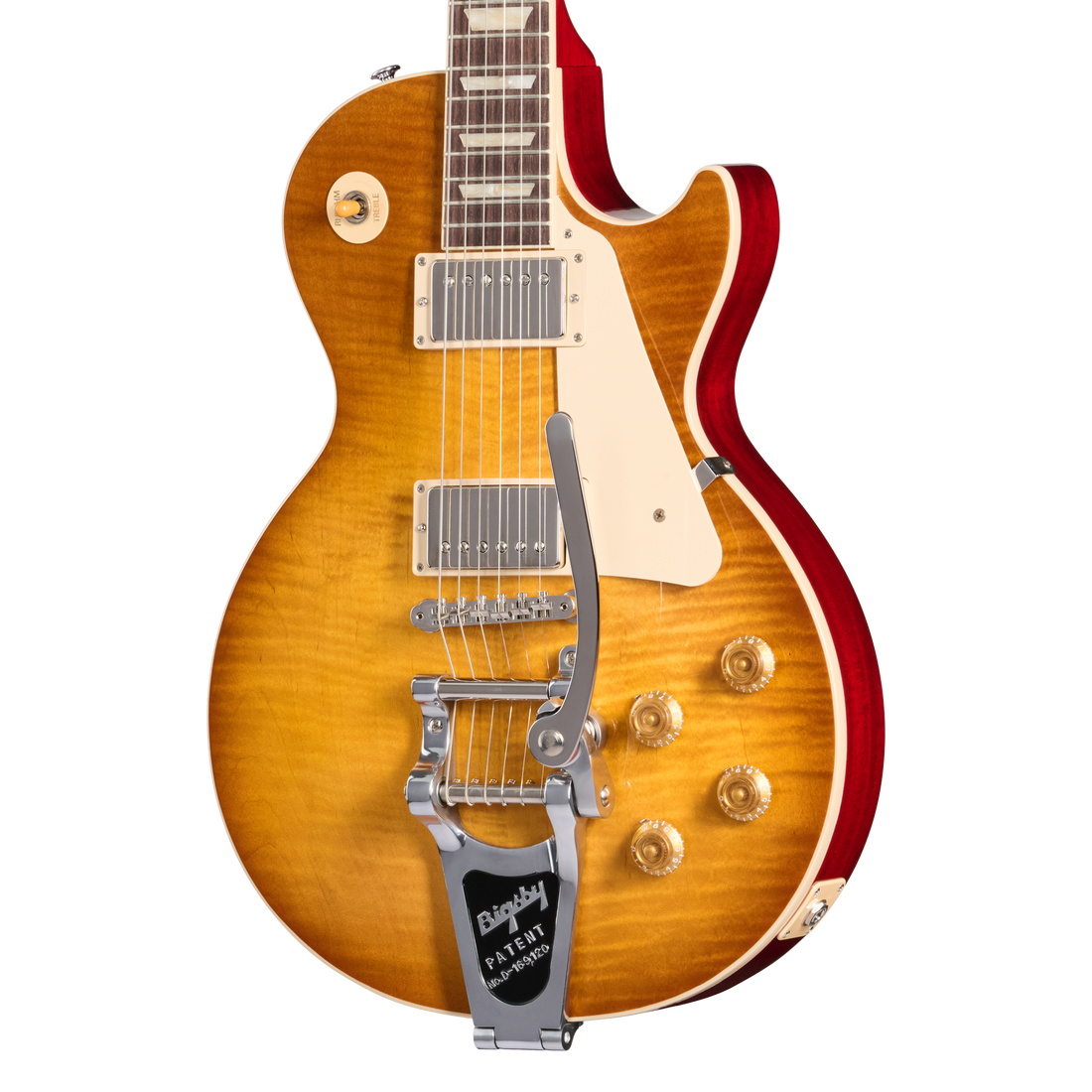 Gibson Les Paul Standard 50s with Bigsby, Dirty Lemon Burst, Exclusive Electric Guitar Gibson