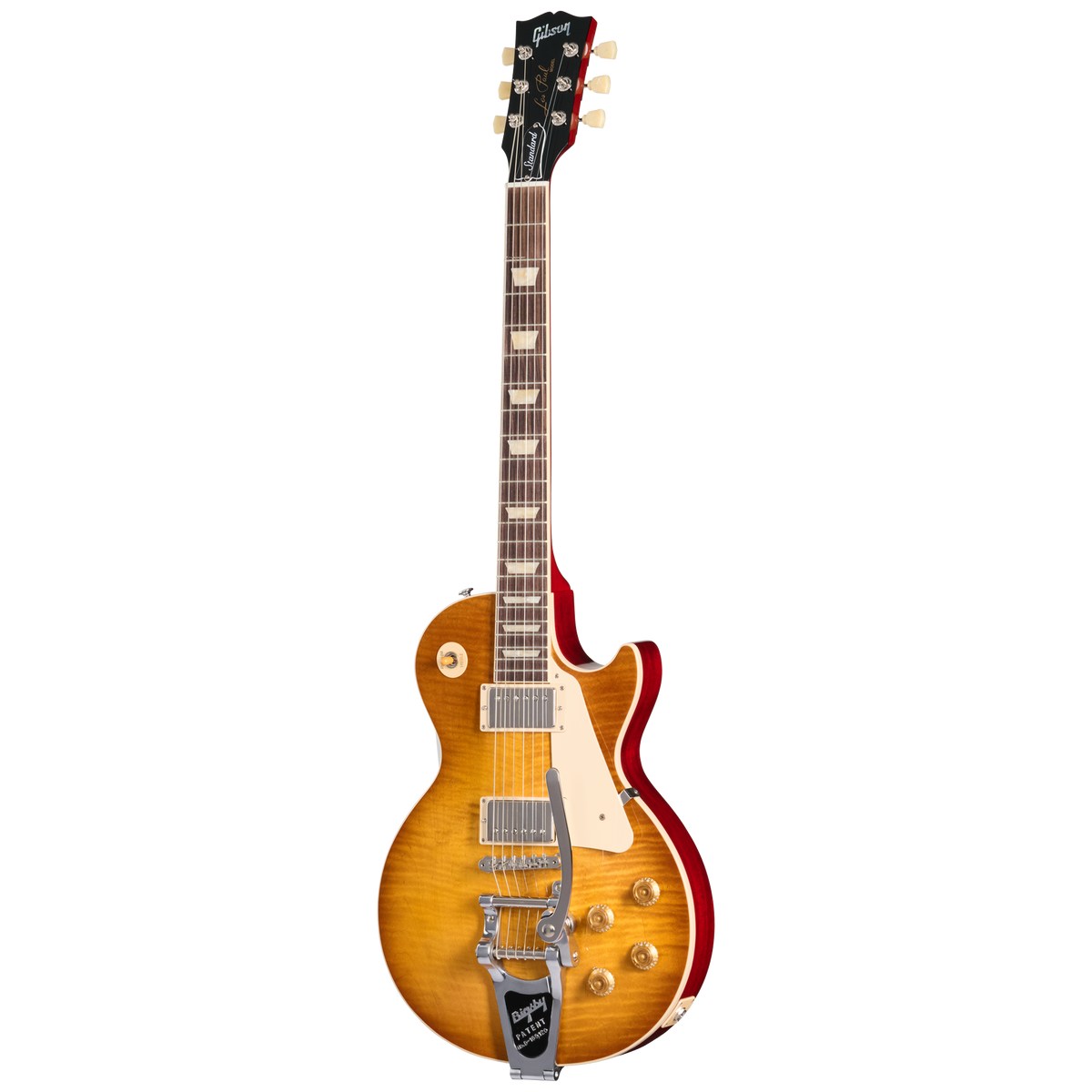 Gibson Les Paul Standard 50s with Bigsby, Dirty Lemon Burst, Exclusive Electric Guitar Gibson
