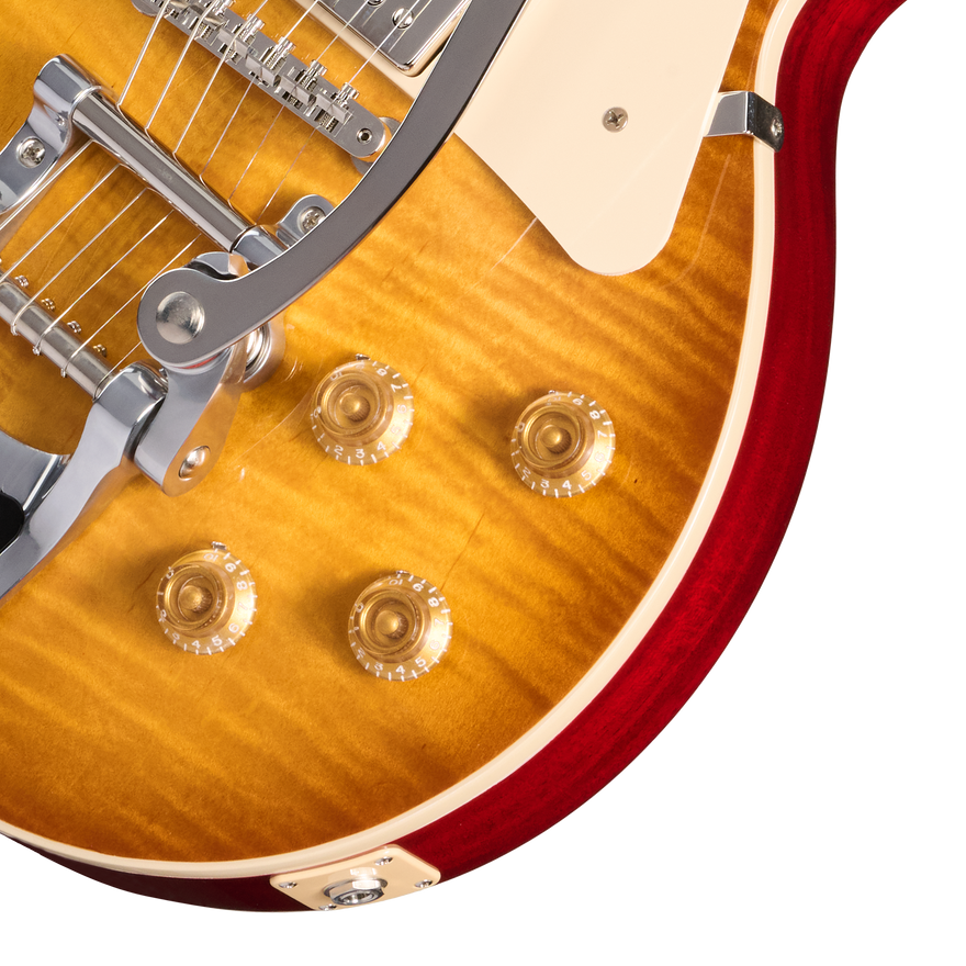 Gibson Les Paul Standard 50s with Bigsby, Dirty Lemon Burst, Exclusive Electric Guitar Gibson