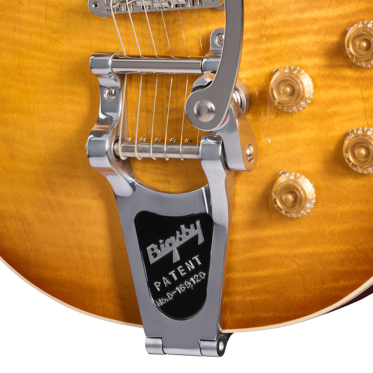 Gibson Les Paul Standard 50s with Bigsby, Dirty Lemon Burst, Exclusive Electric Guitar Gibson