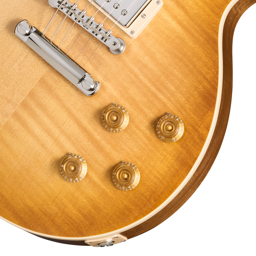 Gibson Les Paul Standard 50s Faded with '57 Classic Underwound, Dirty Lemon Burst, Exclusive Electric Guitar Gibson