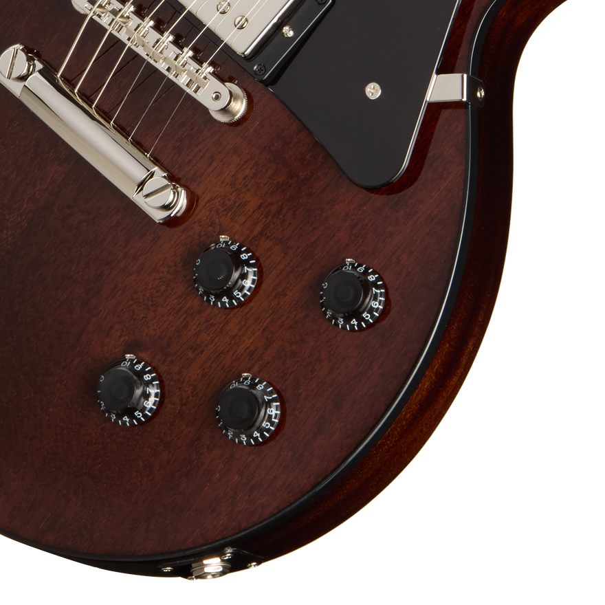 Gibson Les Paul Standard 50s Mahogany Top, Dark Walnut, Exclusive Electric Guitar Gibson