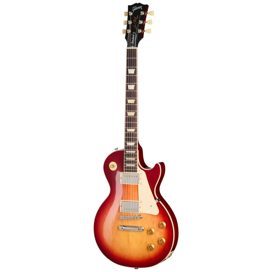 Gibson Les Paul Standard 50s Plain Top, Dark Cherry Sunburst, Exclusive Electric Guitar Gibson