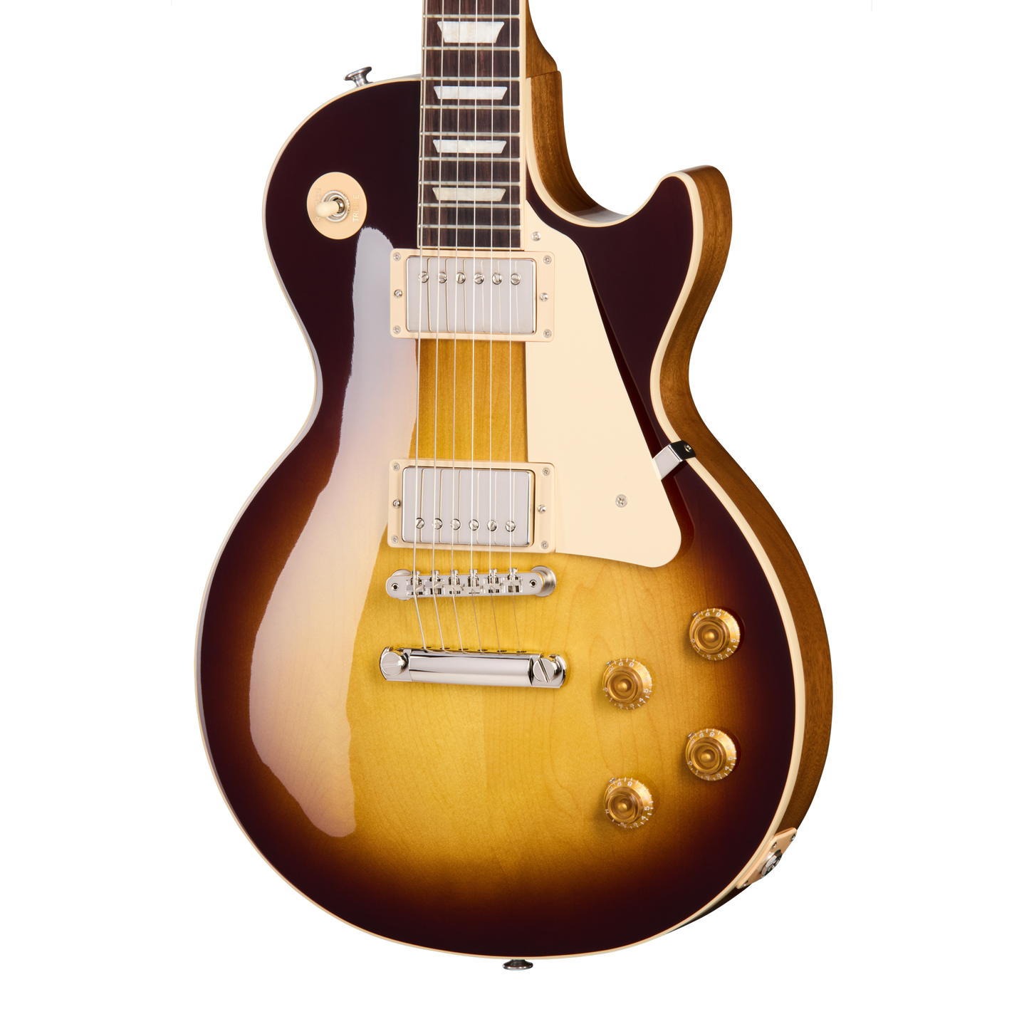 Gibson Les Paul Standard 50s Plain Top, Tobacco Burst, Exclusive Electric Guitar Gibson