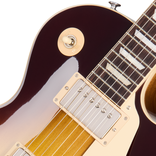 Gibson Les Paul Standard 50s Plain Top, Tobacco Burst, Exclusive Electric Guitar Gibson