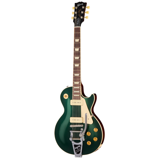 Gibson Les Paul Standard 50s P-90 with Bigsby, British Racing Green, Exclusive Electric Guitar Gibson