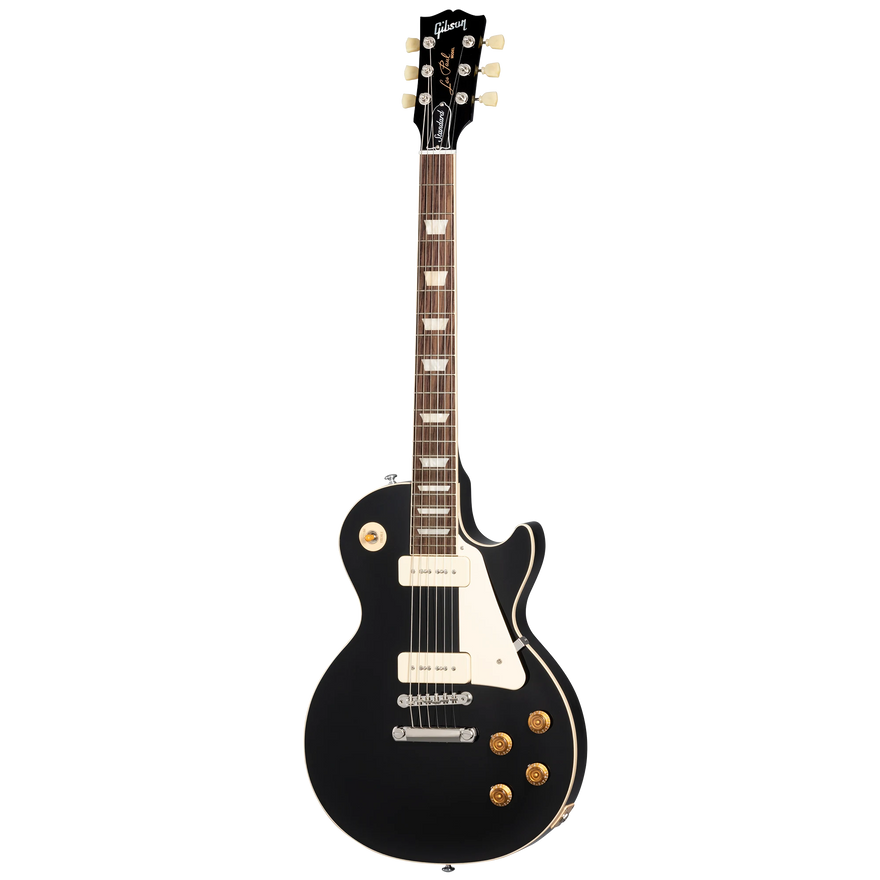 Gibson Les Paul Standard 50s P-90, Ebony, Exclusive Electric Guitar Gibson