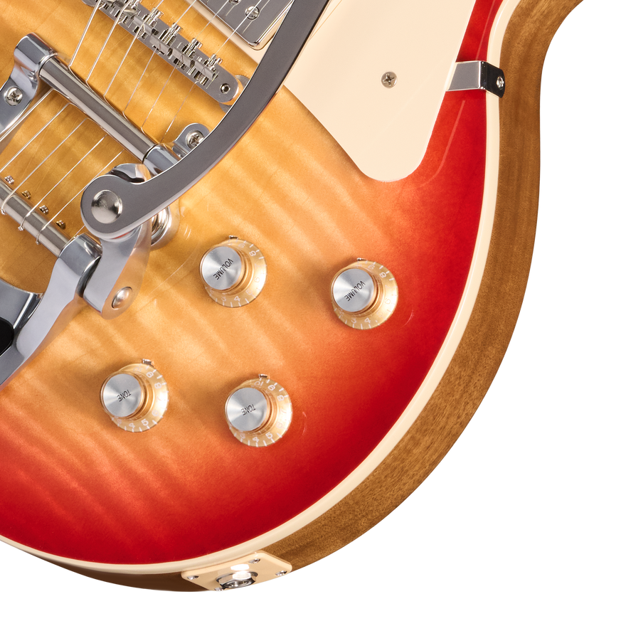 Gibson Les Paul Standard 60s with Bigsby, Vintage Cherry Sunburst, Exclusive Electric Guitar Gibson