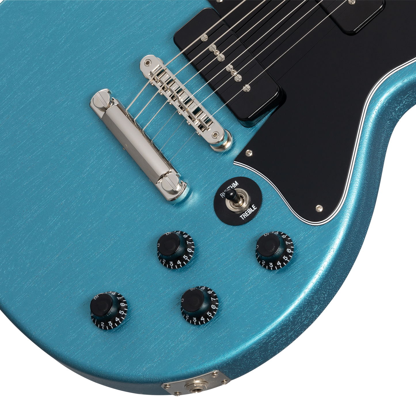Gibson Rick Beato Les Paul Special Double Cut, TV Blue Mist Electric Guitar Gibson