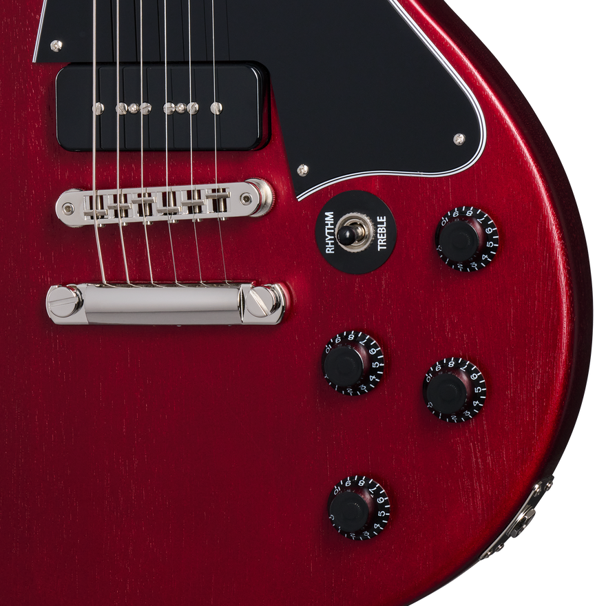 Gibson Rick Beato Les Paul Special Double Cut, Sparkling Burgundy Satin Electric Guitar Gibson