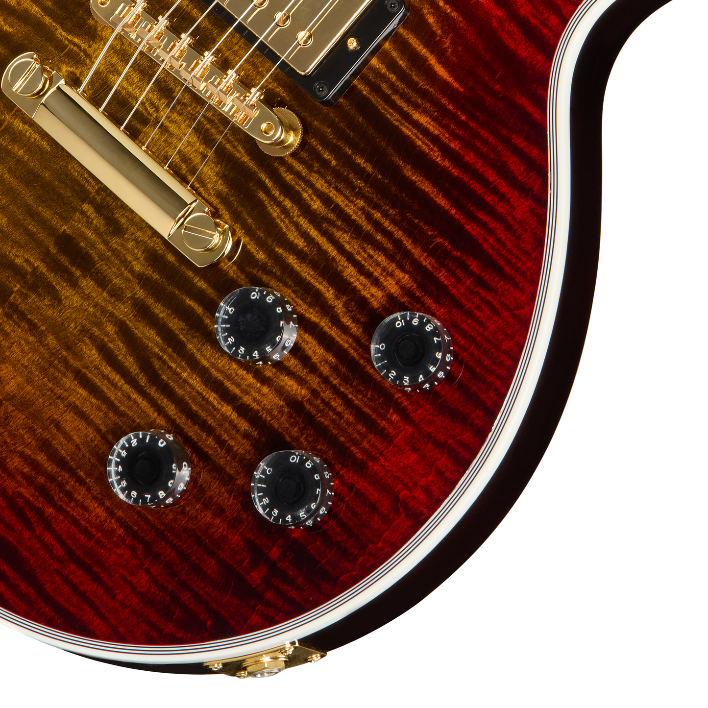Gibson Custom Les Paul Axcess Custom Figured, Gloss, Bengal Burst Electric Guitar Gibson Custom