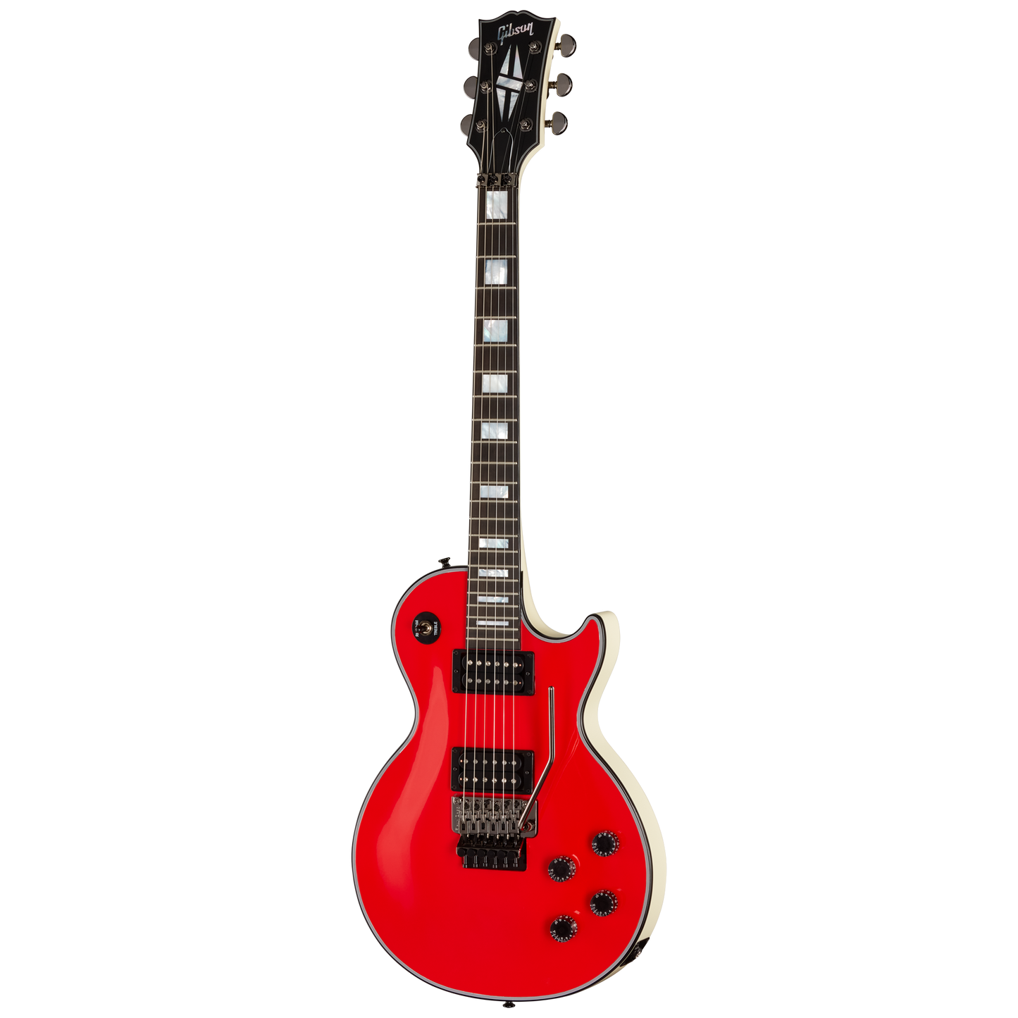 Gibson Custom Les Paul Axcess Custom, Racing Red and Classic White Electric Guitar Gibson Custom