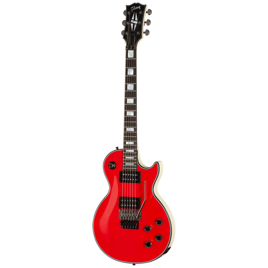 Gibson Custom Les Paul Axcess Custom, Racing Red and Classic White Electric Guitar Gibson Custom