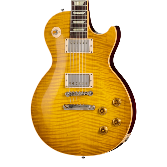 Gibson Custom Les Paul Axcess Standard with Stop Bar, VOS, Lemon Burst Electric Guitar Gibson Custom