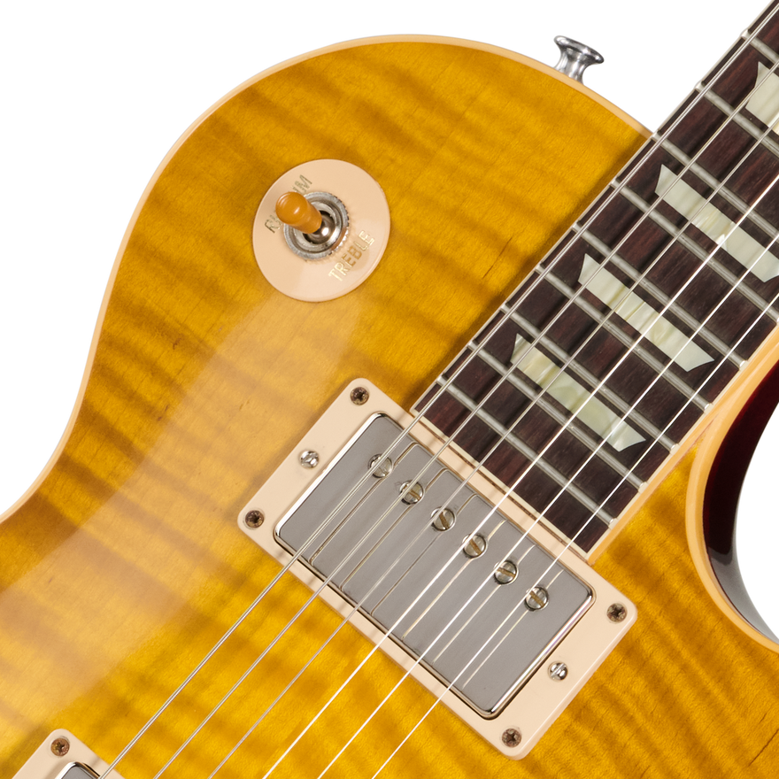 Gibson Custom Les Paul Axcess Standard with Stop Bar, VOS, Lemon Burst Electric Guitar Gibson Custom