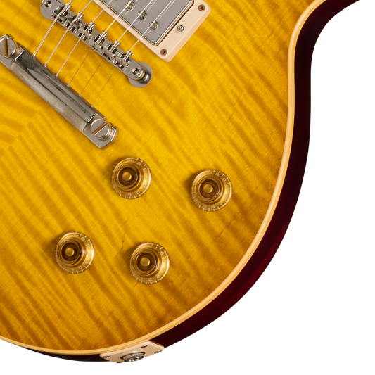 Gibson Custom Les Paul Axcess Standard with Stop Bar, VOS, Lemon Burst Electric Guitar Gibson Custom