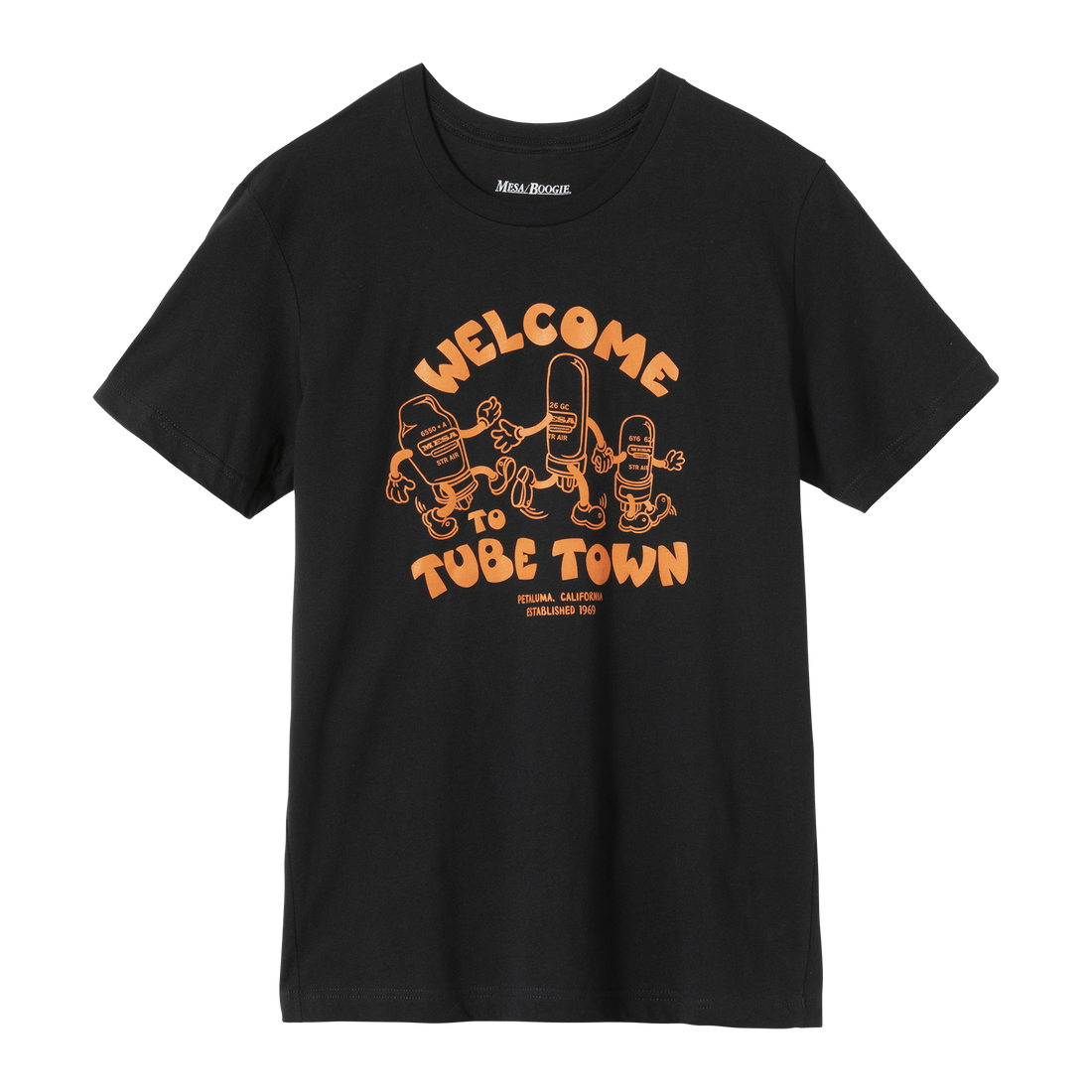 Mesa/Boogie Welcome to Tube Town Tee Shirts & Tops Mesa/Boogie Black Small