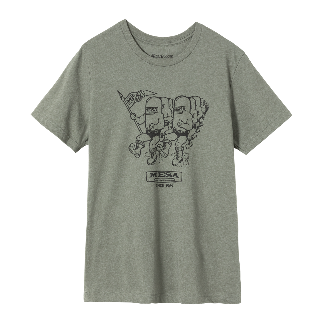 Mesa/Boogie Marching Tubes Tee Shirts & Tops Mesa/Boogie Green Small