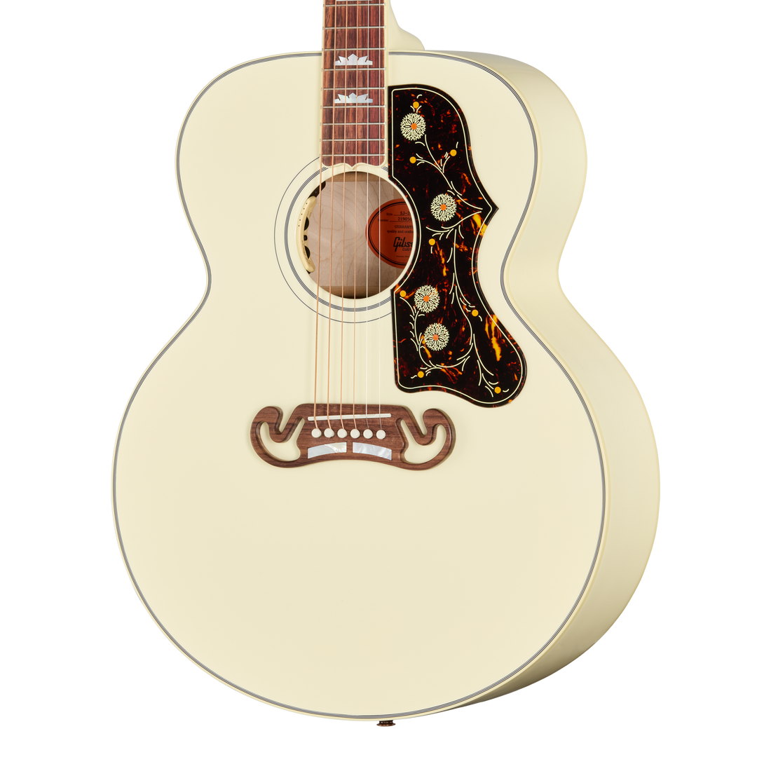 Gibson SJ-200 Standard, Left-Handed, Classic White Acoustic Guitar Gibson