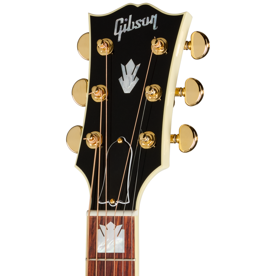 Gibson SJ-200 Standard, Left-Handed, Classic White Acoustic Guitar Gibson