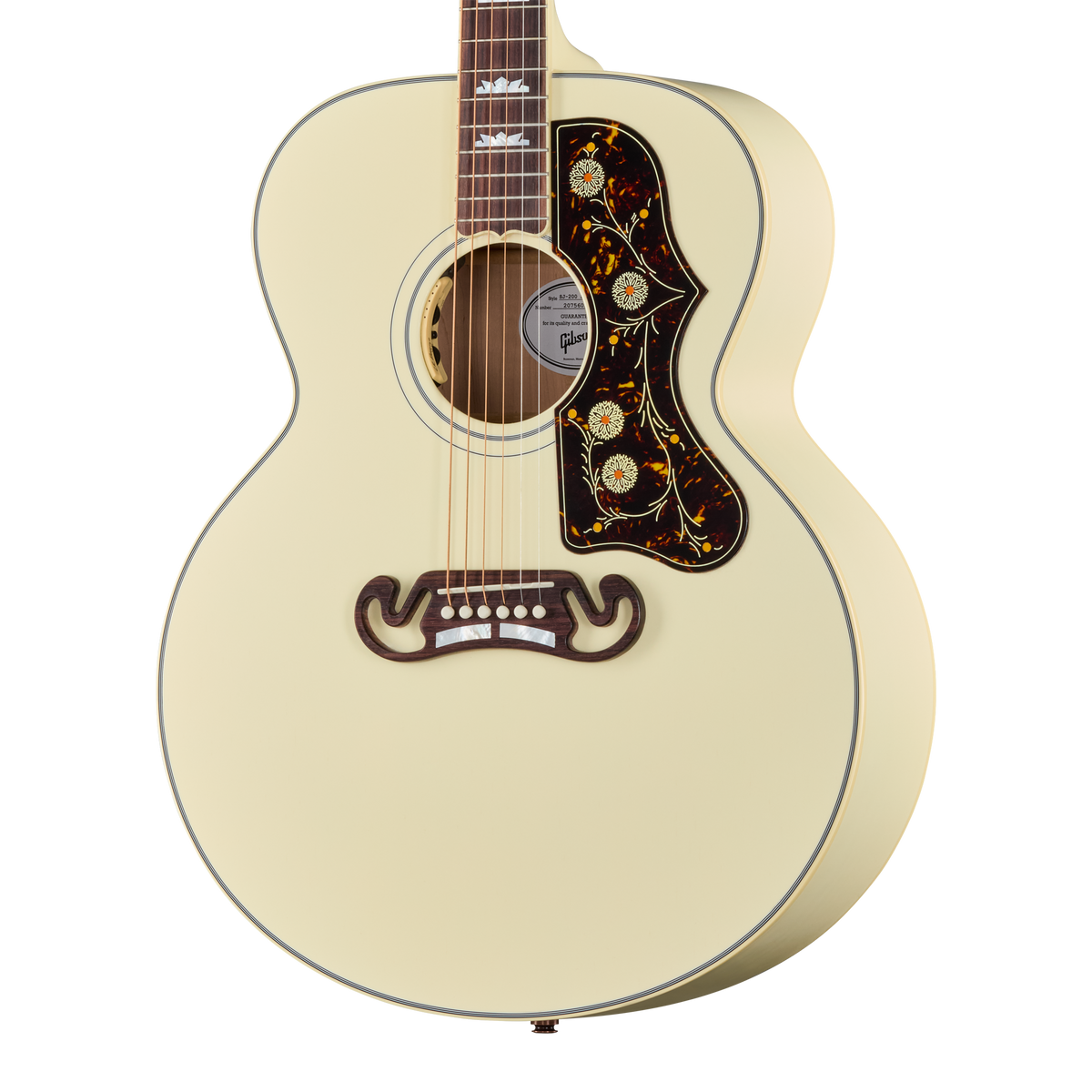 Gibson SJ-200 Standard with HiFi DNA, Classic White Acoustic Guitar Gibson
