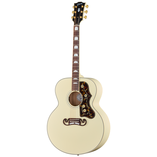 Gibson SJ-200 Standard with HiFi DNA, Classic White Acoustic Guitar Gibson