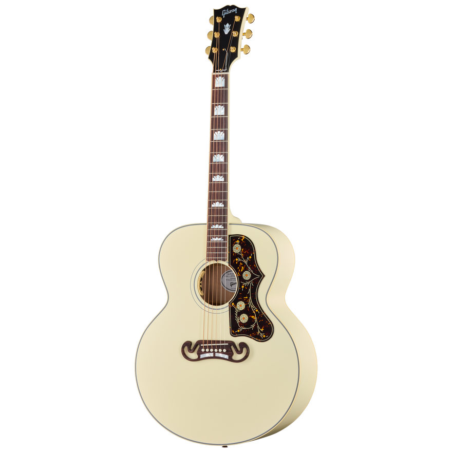 Gibson SJ-200 Standard with HiFi DNA, Classic White Acoustic Guitar Gibson