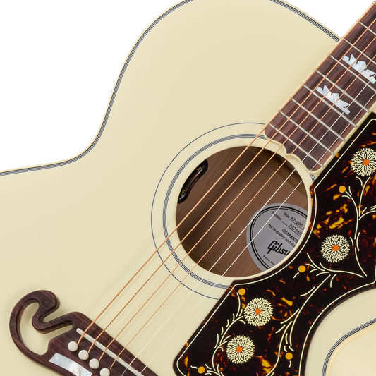 Gibson SJ-200 Standard with HiFi DNA, Classic White Acoustic Guitar Gibson
