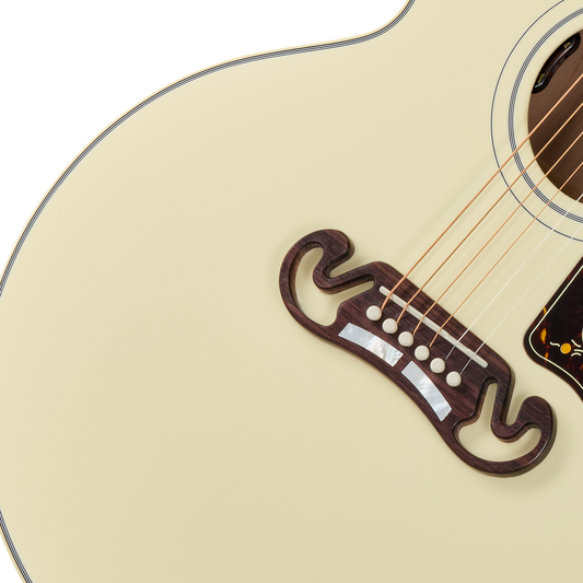 Gibson SJ-200 Standard with HiFi DNA, Classic White Acoustic Guitar Gibson