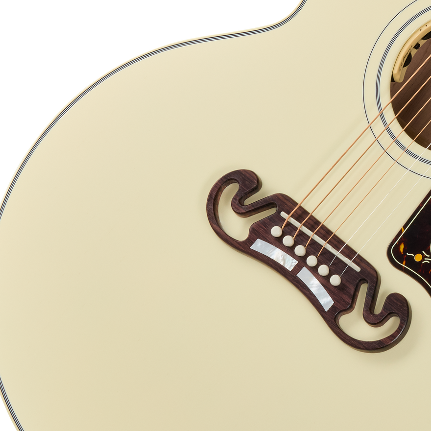 Gibson SJ-200 Standard with HiFi DNA, Classic White Acoustic Guitar Gibson