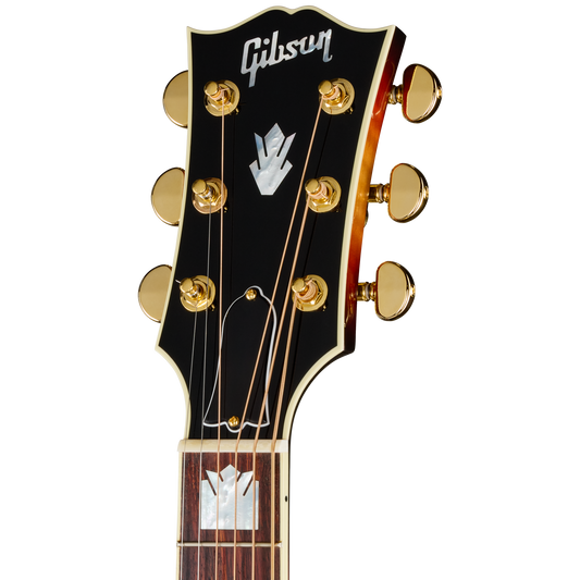 Gibson SJ-200 Standard with HiFi DNA, Left-Handed, Tri Burst Acoustic Guitar Gibson
