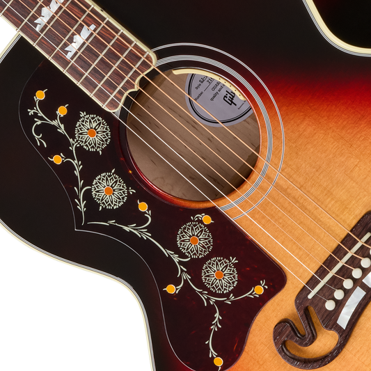 Gibson SJ-200 Standard with HiFi DNA, Left-Handed, Tri Burst Acoustic Guitar Gibson