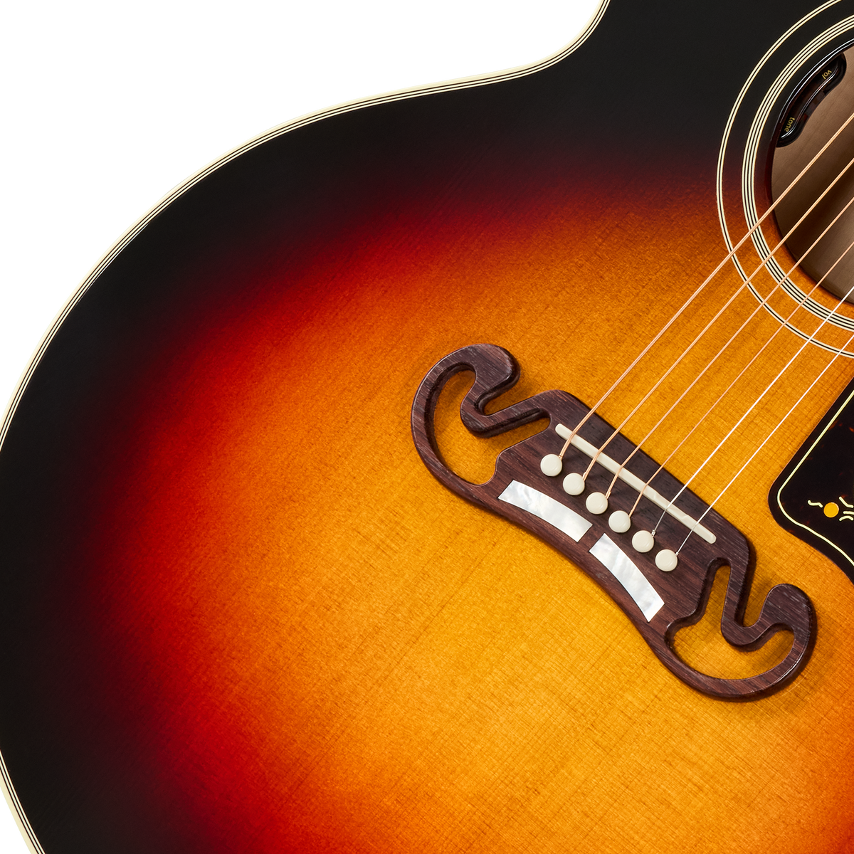 Gibson SJ-200 Standard with HiFi DNA, Tri Burst Acoustic Guitar Gibson