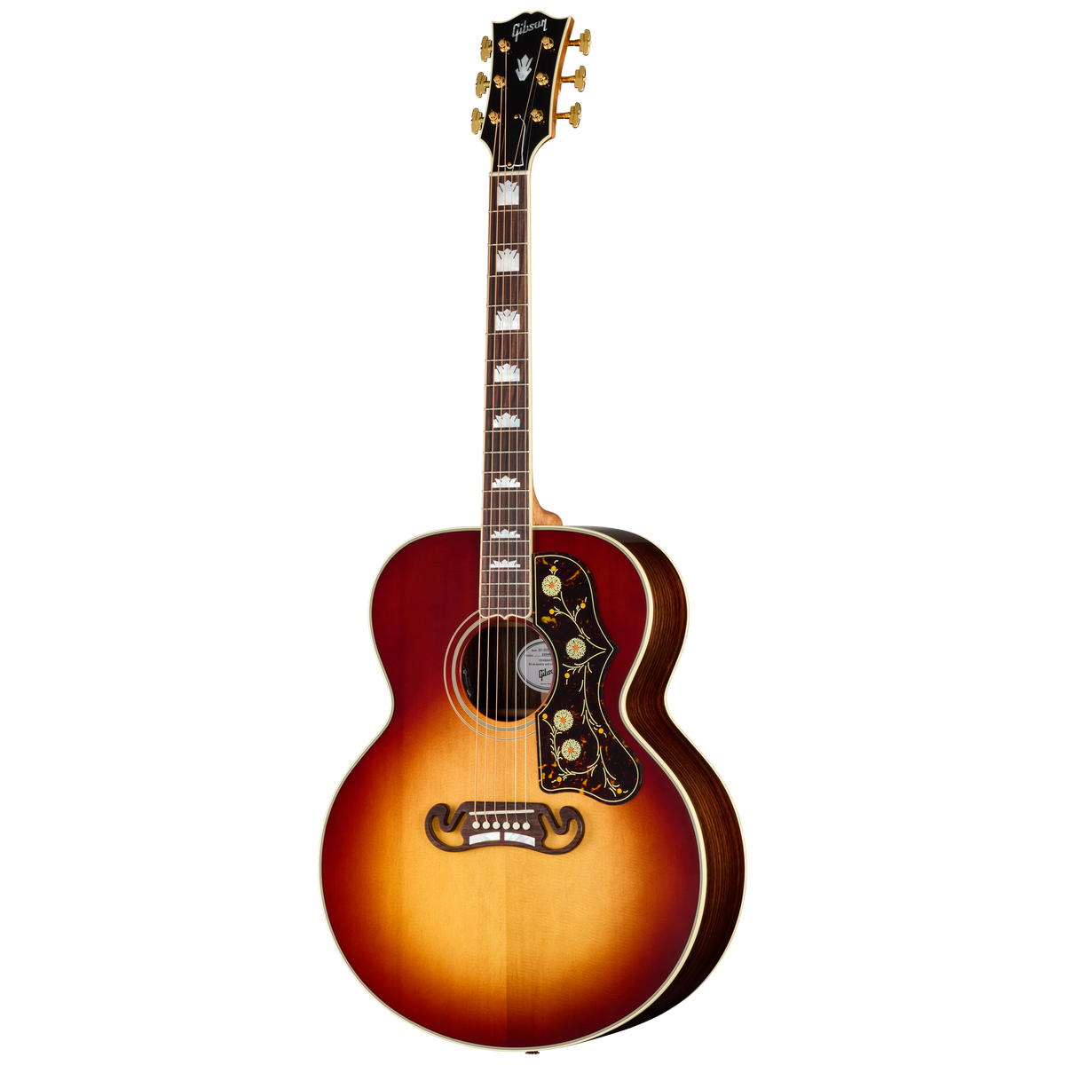 Gibson SJ-200 Standard Rosewood with HiFi DNA, Rosewood Burst Acoustic Guitar Gibson