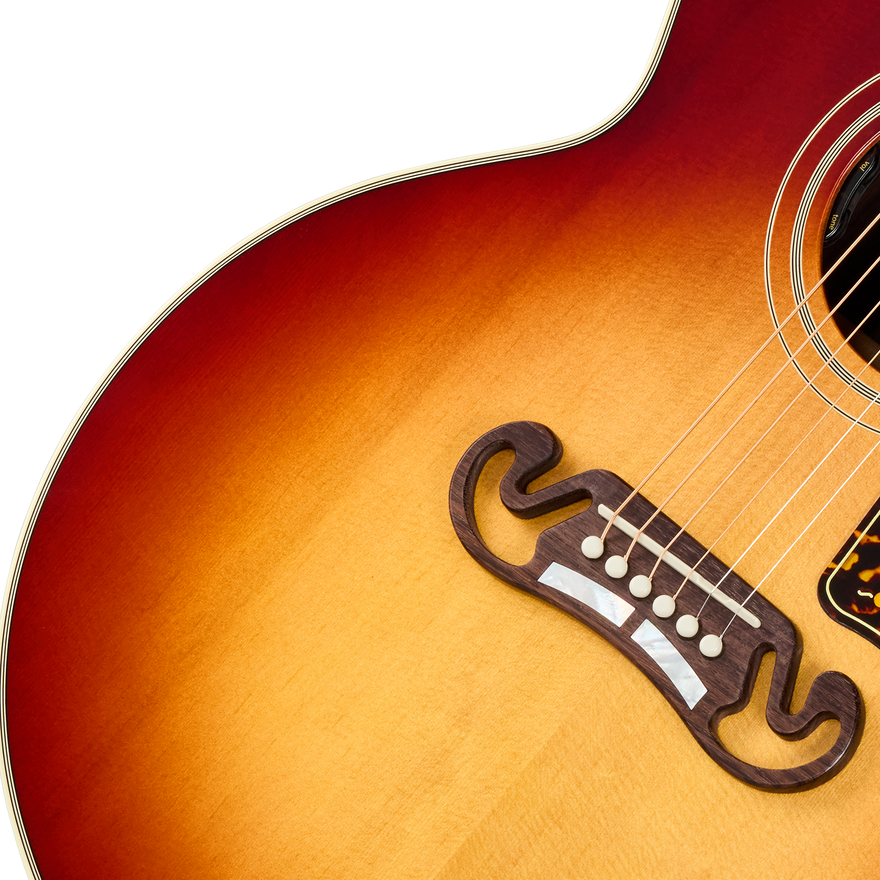 Gibson SJ-200 Standard Rosewood with HiFi DNA, Rosewood Burst Acoustic Guitar Gibson