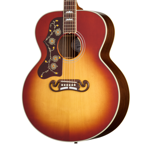 Gibson SJ-200 Standard Rosewood, Left-Handed, Rosewood Burst Acoustic Guitar Gibson