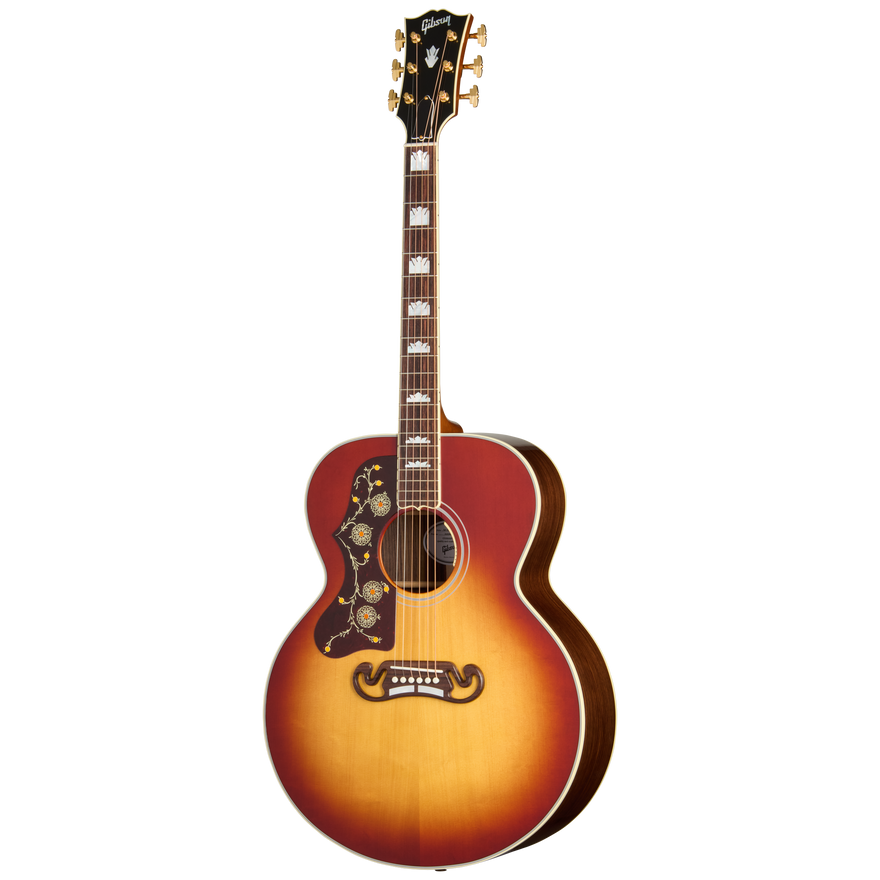 Gibson SJ-200 Standard Rosewood, Left-Handed, Rosewood Burst Acoustic Guitar Gibson