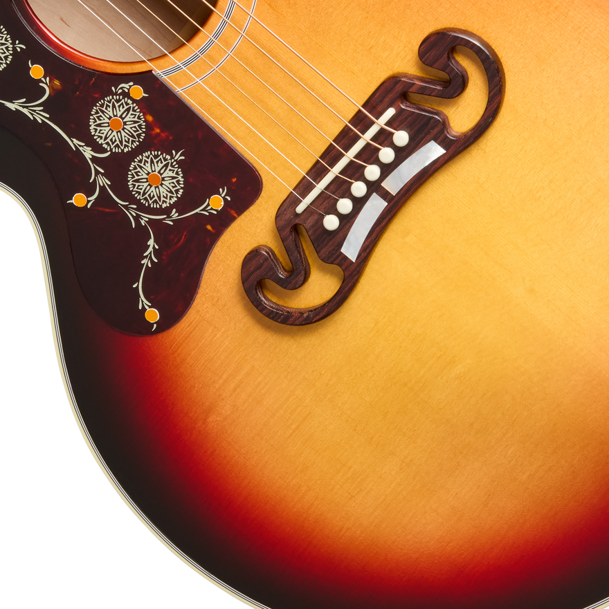 Gibson SJ-200 Standard, Left-Handed, Tri Burst Acoustic Guitar Gibson