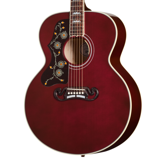 Gibson SJ-200 Standard, Left-Handed, Wine Red Acoustic Guitar Gibson