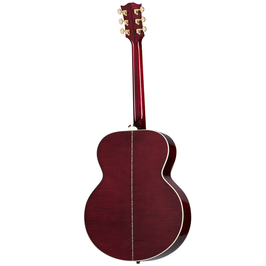 Gibson SJ-200 Standard, Left-Handed, Wine Red Acoustic Guitar Gibson