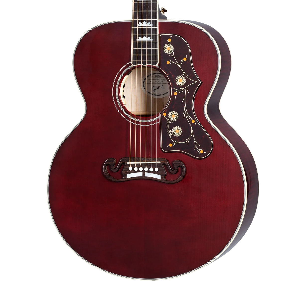 Gibson SJ-200 Standard, Wine Red Acoustic Guitar Gibson