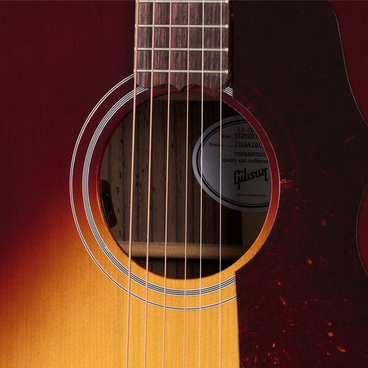 Gibson SJ-200 Studio Rosewood, Rosewood Burst Acoustic Guitar Gibson