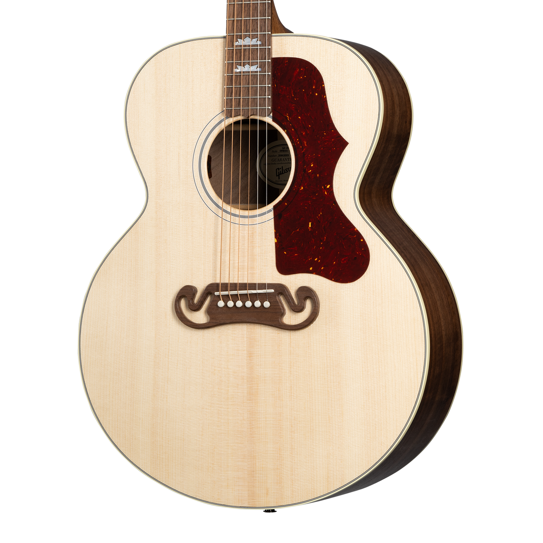Gibson SJ-200 Studio Walnut, Satin Natural Acoustic Guitar Gibson