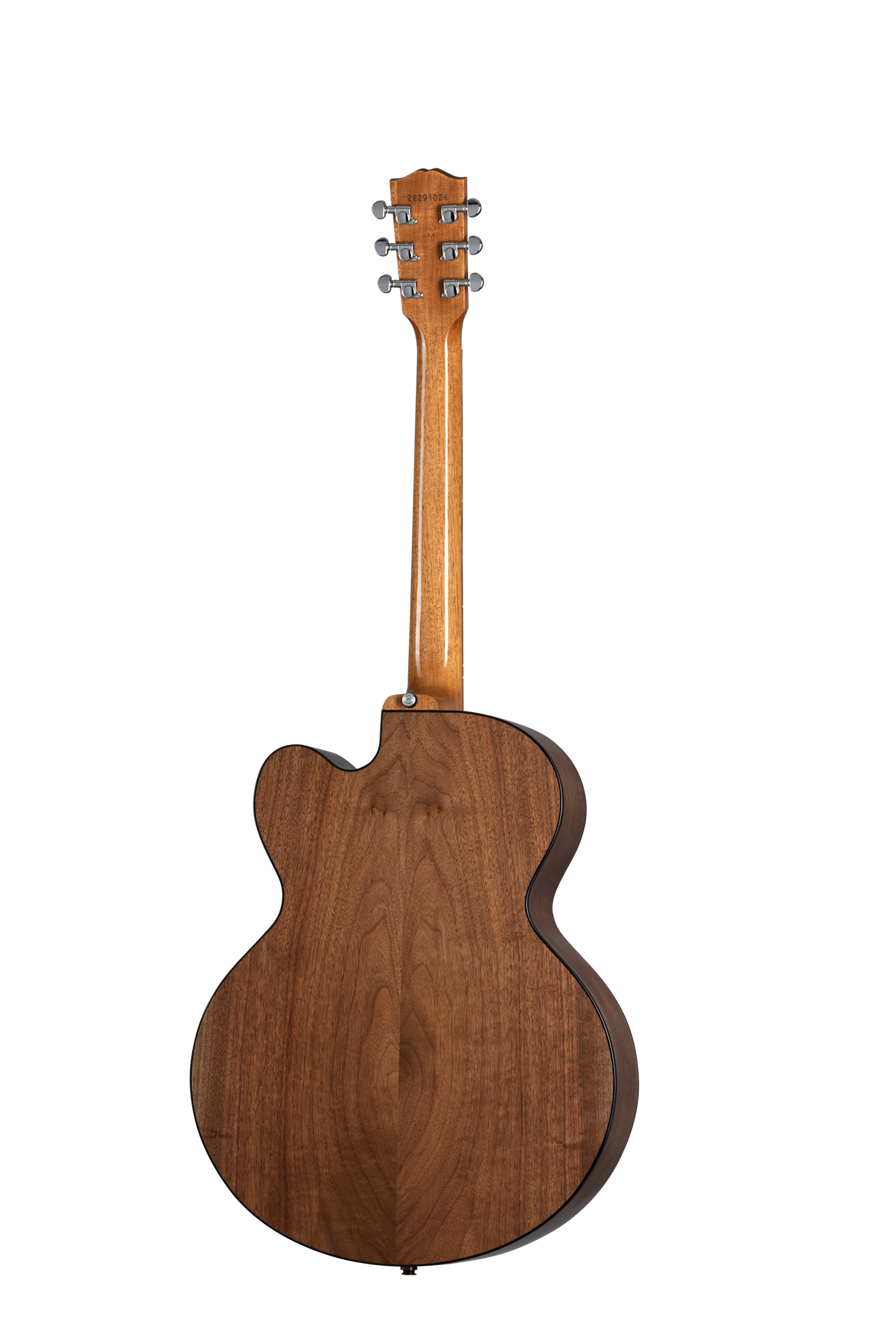 Gibson J-185 EC Modern Walnut, Left-Handed, Antique Natural Acoustic Guitar Gibson