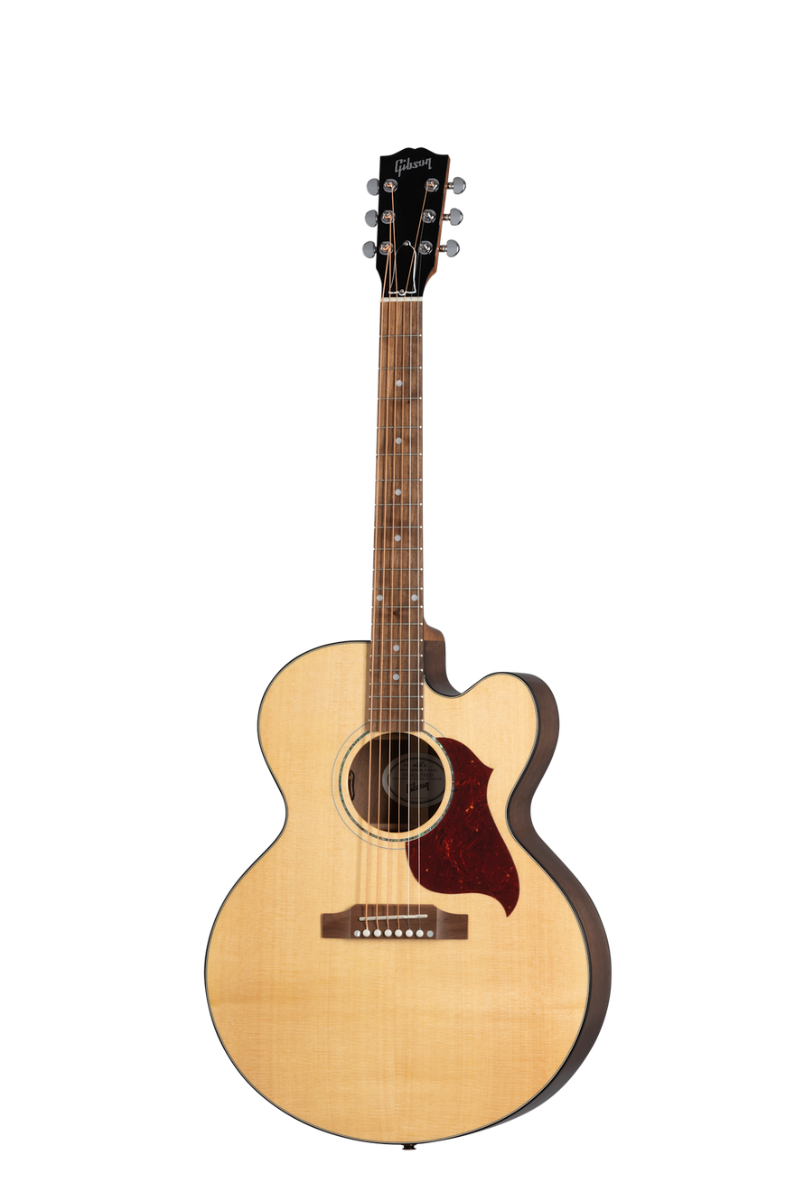 Gibson J-185 EC Modern Walnut, Left-Handed, Antique Natural Acoustic Guitar Gibson