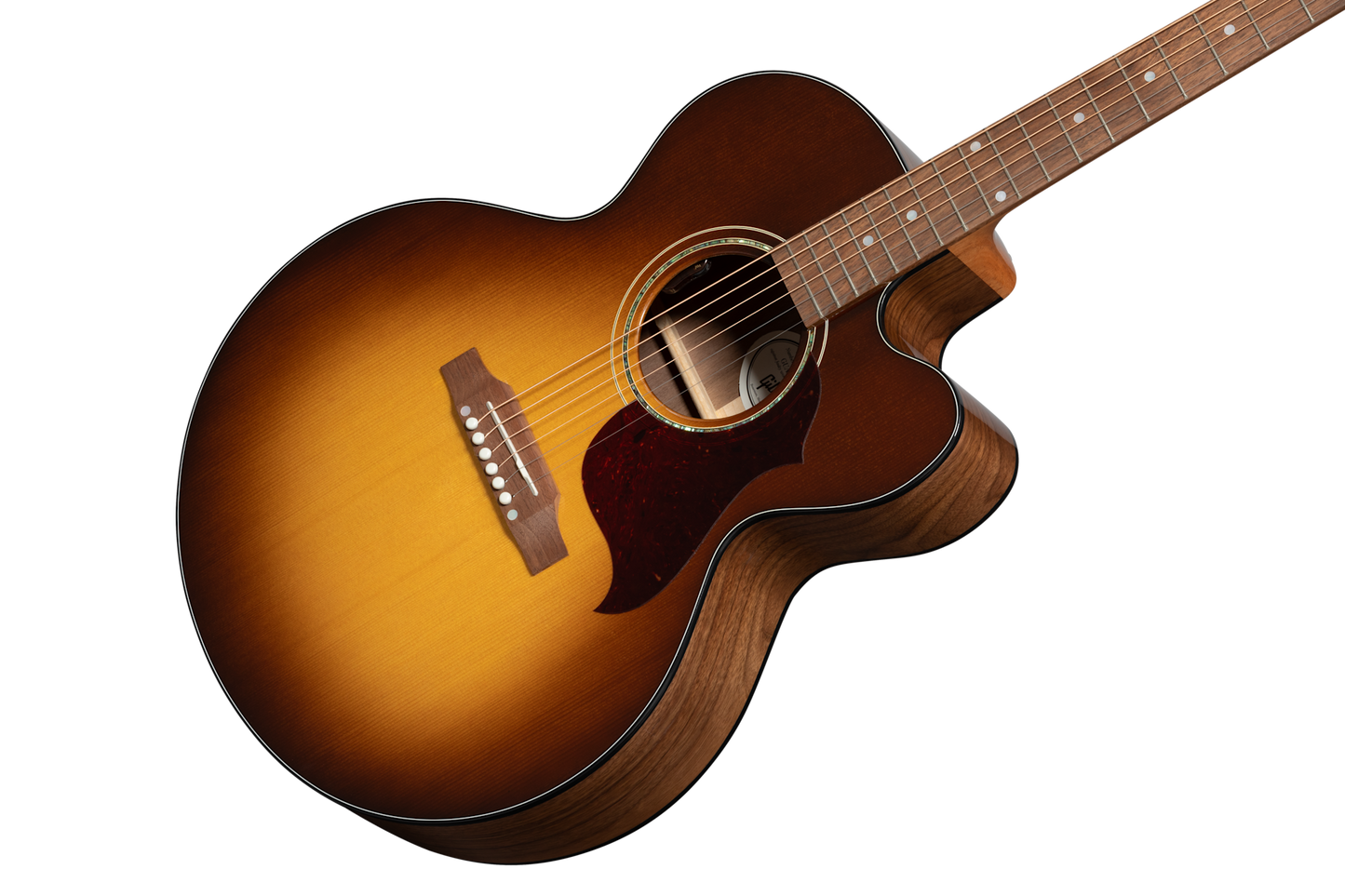 Gibson J-185 EC Modern Walnut, Walnut Burst Acoustic Guitar Gibson