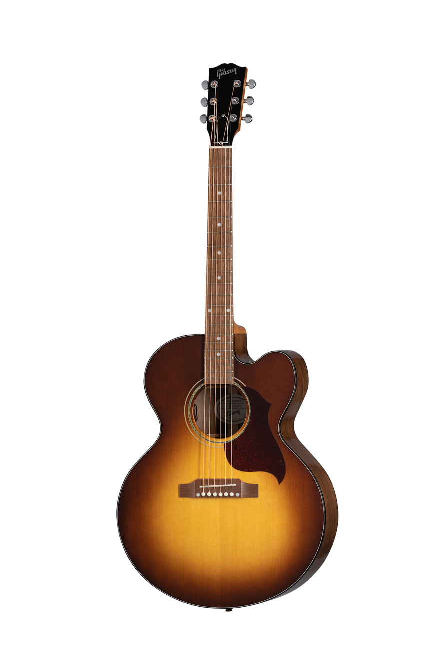 Gibson J-185 EC Modern Walnut, Walnut Burst Acoustic Guitar Gibson
