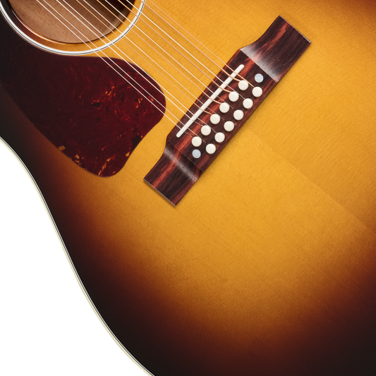 Gibson J-45 Standard 12-String with HiFi DNA, Left-Handed, Vintage Sunburst Acoustic Guitar Gibson