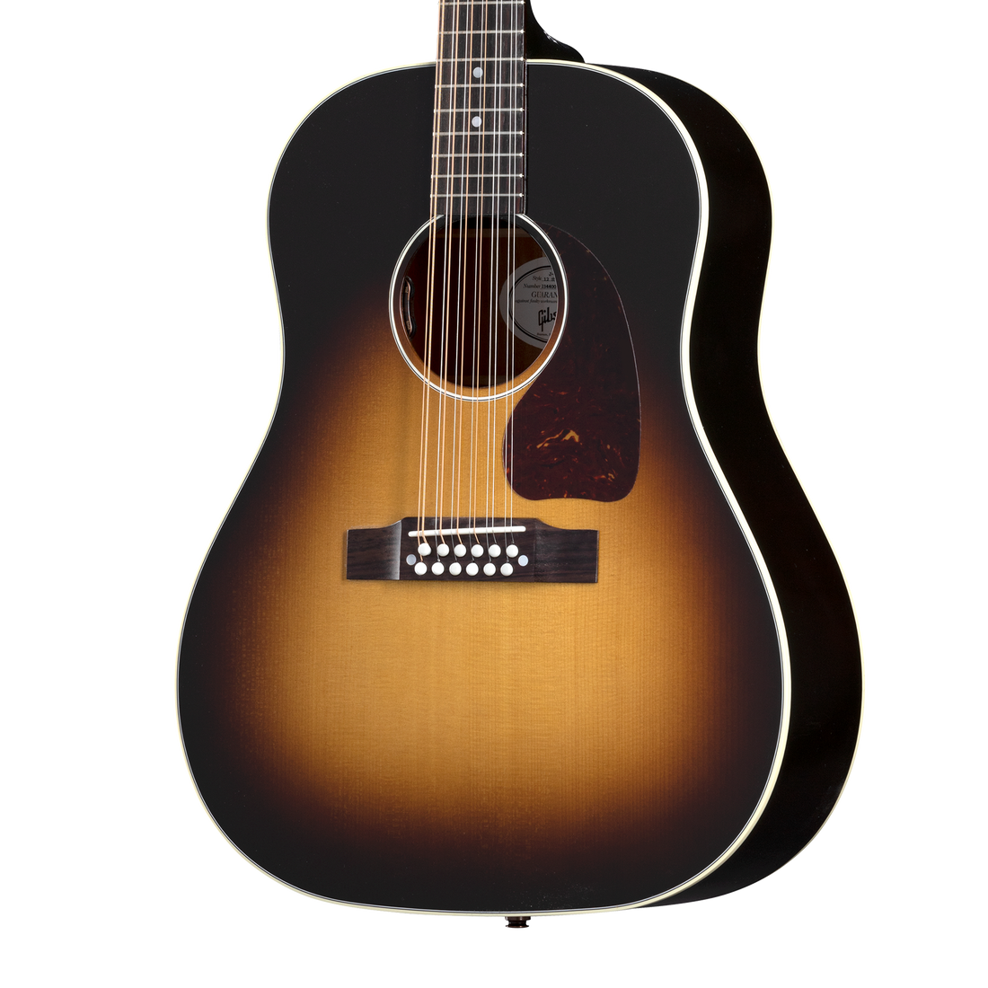 Gibson J-45 Standard 12-String with HiFi DNA, Vintage Sunburst Acoustic Guitar Gibson