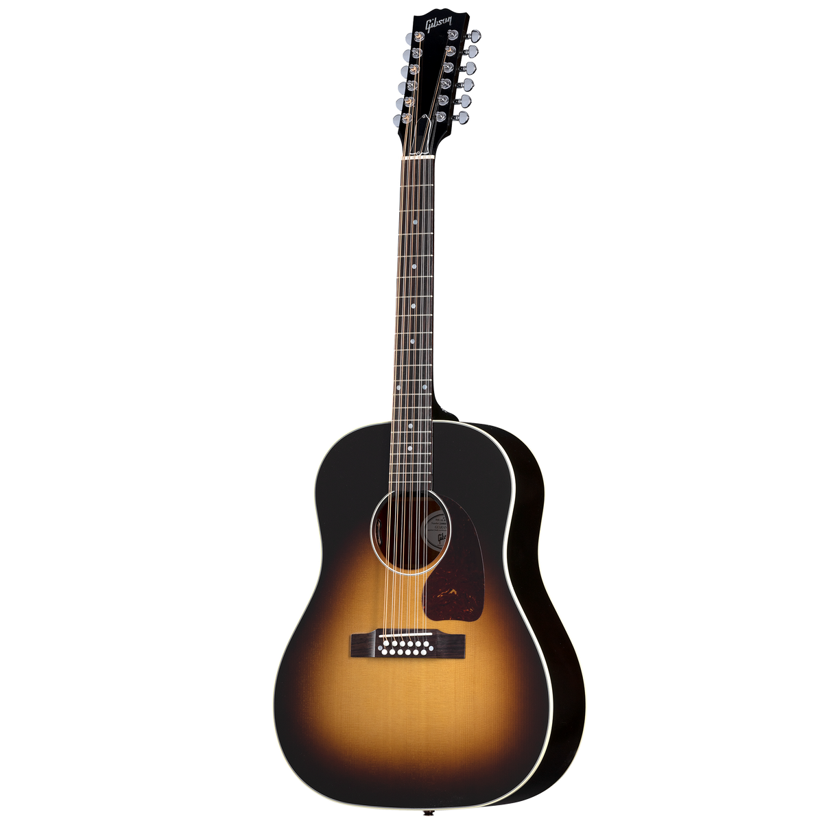 Gibson J-45 Standard 12-String with HiFi DNA, Vintage Sunburst Acoustic Guitar Gibson